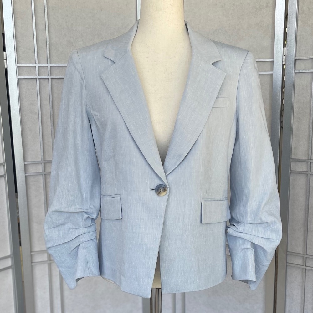 NWOT Veronica Beard Heathered Vapor Aaliyah Dickey Jacket sz 10